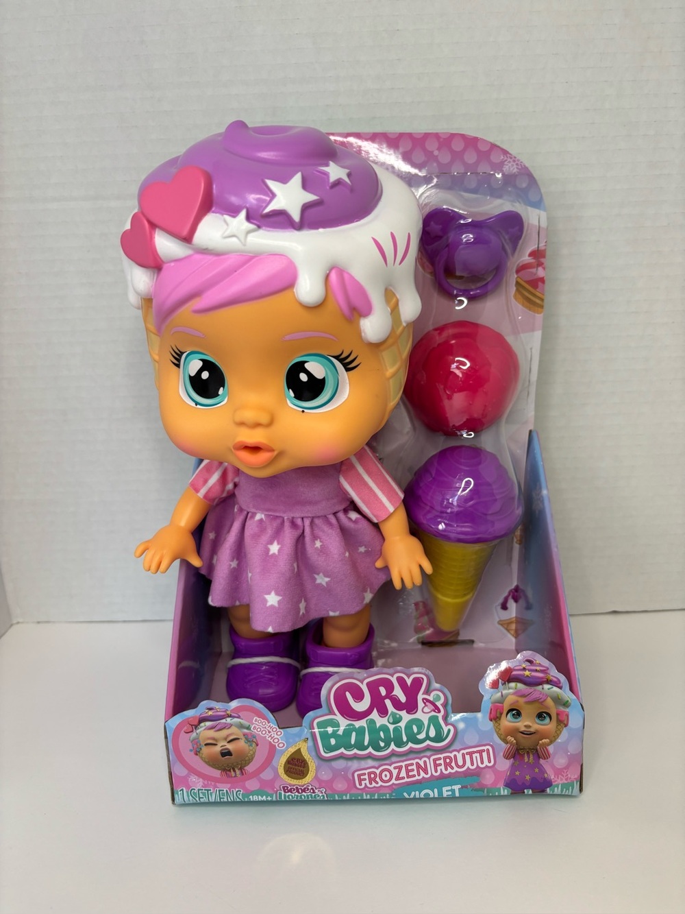 Cry Babies Frozen Frutti Violet
